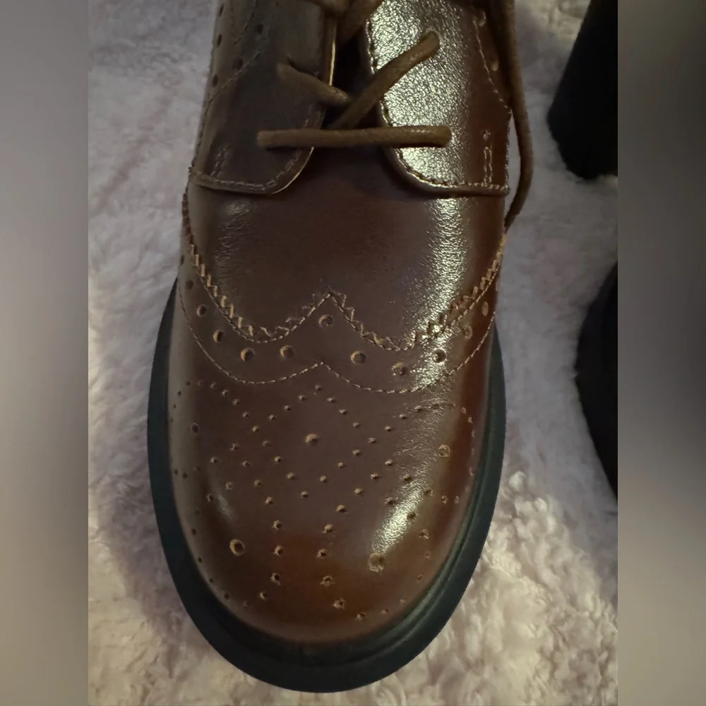 NWOT Steve Madden Brown POETTA Platform Heel Shoes
